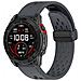 Cinturino Orologio In Silicone Da 22 Mm Per Garmin Epix Pro 47 Mm /fenix 7/fenix 7 Pro Darkgrey - Foto miniatura 1