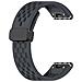 Cinturino Orologio In Silicone Da 22 Mm Per Garmin Epix Pro 47 Mm /fenix 7/fenix 7 Pro Darkgrey - Foto miniatura 3