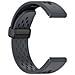 Cinturino Orologio In Silicone Da 22 Mm Per Garmin Epix Pro 47 Mm /fenix 7/fenix 7 Pro Darkgrey - Foto miniatura 4