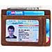 Portacarte Con Protezione Rfid Vera Pelle Brown - Foto miniatura 2