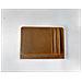 Portacarte Con Protezione Rfid Vera Pelle Brown - Foto miniatura 6