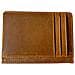 Portacarte Con Protezione Rfid Vera Pelle Brown - Foto miniatura 9
