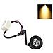 Faretto Led 1w A Incasso Mini Punto Luce Calda 3000 K Bordo Nero - Foto miniatura 1