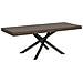 Tavolo Allungabile 90x160/264 Cm Famas Premium Noce Telaio Antracite - Foto miniatura 1