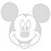 Topolino 2 - Adesivo Prespaziato - Disney - Colore Argento - 10cm - Foto miniatura 1