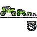 Monster Jam, Monster Truck die-cast ufficiali Batman Vs. Megalodon, in scala 1:64, giocattoli per bambini dai 3 anni in su - Foto miniatura 7