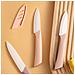 Coltello Da Cucina In Ceramica - Rosa, 15 Cm L - Foto miniatura 6