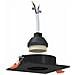 Faretti Incassati 6 pz Quadrato GU10 Nero 91x91 mm - Foto miniatura 1