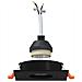 Faretti Incassati 6 pz Quadrato GU10 Nero 91x91 mm - Foto miniatura 3