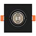 Faretti Incassati 6 pz Quadrato GU10 Nero 91x91 mm - Foto miniatura 6