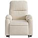 Poltrona a Rialzo Reclinabile Massaggiante Beige in Microfibra - Foto miniatura 9