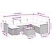 Set Divano da Giardino 8pz con Cuscini Grigio Chiaro Polyrattan - Foto miniatura 4