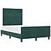 Struttura del letto  in verde scuro, 120x190 cm, realizzata in velluto - Foto miniatura 1