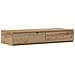 Contenitori per Letto  in Rovere Artigianale 100x36,5x16,5 cm in Legno Ingegnerizzato - Foto miniatura 1