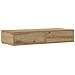 Contenitori per Letto  in Rovere Artigianale 100x36,5x16,5 cm in Legno Ingegnerizzato - Foto miniatura 8
