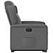 Poltrona Alzapersona Reclinabile Elettrica Grigio Scuro Tessuto - Foto miniatura 6