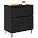 Credenza con cassetto Rovere Nero 60 x 35 x 70 cm - Foto miniatura 3
