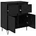 Credenza con cassetto Rovere Nero 60 x 35 x 70 cm - Foto miniatura 5