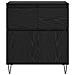 Credenza con cassetto Rovere Nero 60 x 35 x 70 cm - Foto miniatura 6