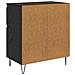 Credenza con cassetto Rovere Nero 60 x 35 x 70 cm - Foto miniatura 8