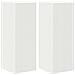 Mobile TV da parete 2 pcs Bianco 30 x 31 x 80 cm - Foto miniatura 1