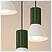 Lampada A Sospensione Estria 3p Beige /verde Oliva Sl. 1873 - Soppalco Lampada A Sospensione Beige /verde Oliva 120x30x30 Cm - Foto miniatura 5