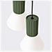 Lampada A Sospensione Estria 3p Beige /verde Oliva Sl. 1873 - Soppalco Lampada A Sospensione Beige /verde Oliva 120x30x30 Cm - Foto miniatura 7