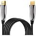 Cavo Hdmi 2.0 A Hdmi 2.0 Ultra Hd 4k In Fibra Ottica Fino A 18 Gbps 30 M, Nero - Foto miniatura 4