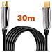 Cavo Hdmi 2.0 A Hdmi 2.0 Ultra Hd 4k In Fibra Ottica Fino A 18 Gbps 30 M, Nero - Foto miniatura 5