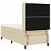 Letto a molle con materasso Crema 100 x 200 cm Tessuto - Foto miniatura 9