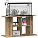 Supporto per acquario artigianale in rovere 100x40x60 cm in legno ingegnerizzato - Foto miniatura 3