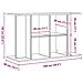 Supporto per acquario artigianale in rovere 100x40x60 cm in legno ingegnerizzato - Foto miniatura 9