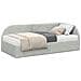 Struttura Letto Angolare con Materasso 2 pcs Grigio chiaro - Foto miniatura 1