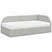 Struttura Letto Angolare con Materasso 2 pcs Grigio chiaro - Foto miniatura 4
