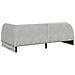 Struttura Letto Angolare con Materasso 2 pcs Grigio chiaro - Foto miniatura 9