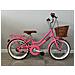 Bici Da Bambina Stile Vintage Misura 16 Bicicletta Bimba Senza Cambio 1v Completa Di Accessori Con Cestino E Luci A Led - Fuxia - Foto miniatura 1