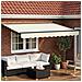 Cornice per Tenda Manuale con LED Crema e Antracite 3 x 2 m - Foto miniatura 2