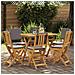 Sedie Bistro da Giardino 6 pcs Grigio Scuro 38 x 46 x 85 cm - Foto miniatura 2