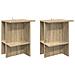 Tavolino da salotto 2 pcs Rovere Sonoma 40 x 30 x 49 cm - Foto miniatura 1