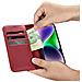 Icarer Custodia Portafoglio Per Iphone 14 Plus, Cover 2in1, Protetta Da Rfid, Custodia In Pelle A Flip, Rossa (wmi14220727-rd) - Foto miniatura 2