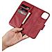 Icarer Custodia Portafoglio Per Iphone 14 Plus, Cover 2in1, Protetta Da Rfid, Custodia In Pelle A Flip, Rossa (wmi14220727-rd) - Foto miniatura 7
