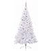 Albero di Natale artificiale Bianco 210 cm PVC e Acciaio - Foto miniatura 3