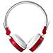Cuffie con Microfono Cablato Colore Rosso e Grigio - Foto miniatura 2