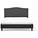 Letto In Tessuto Grigio E Led Bianco 180x200cm Montpellier - Foto miniatura 10