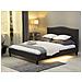 Letto In Tessuto Grigio E Led Bianco 180x200cm Montpellier - Foto miniatura 9