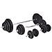 Panca Reclinabile Con Rack Bilanciere E Set Manubri 120 Kg - Foto miniatura 10