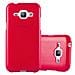 Custodia Compatibile Con Samsung Galaxy J1 2015 In Jelly Rosso - Coperchio Protettivo In Silicone Tpu Flessibile - Foto miniatura 4