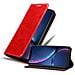 Custodia Compatibile Con Apple Iphone 11 (xi) In Rosso Mela - Coperchio Protettiva Con Chiusura Magnetica, Funzione Stand E Tasca Per Le Carte - Foto miniatura 1