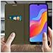 Custodia Honor 8a / Huawei Y6s / Y6 2019 Portacarte Stand Video Cover - Nero - Foto miniatura 3