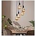 Markslojd Sky - Lampada A Sospensione A Soffitto Con 5 Luci A Grappolo, Nera, E27 - Foto miniatura 2